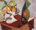 レモンとオレンジのある静物画 1936 年キュビスト パブロ・ピカソ